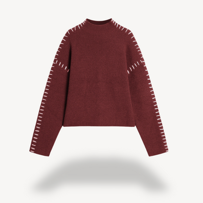 Women's Knit Stitch Detail Sweater