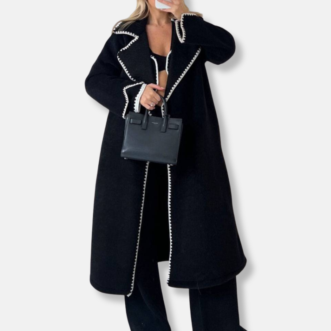 Women’s Elegant Open-Front Coat