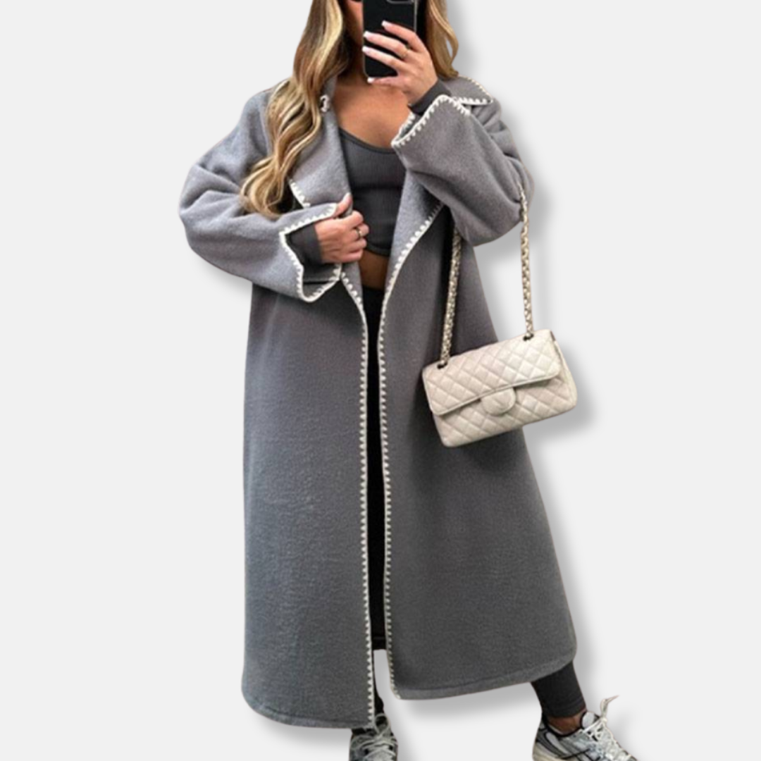 Women’s Elegant Open-Front Coat