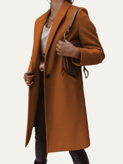 Women’s Tailored Single-Breasted Coat