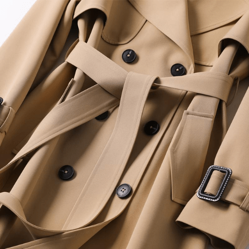 Women’s Classic Double-Breasted Trench Coat