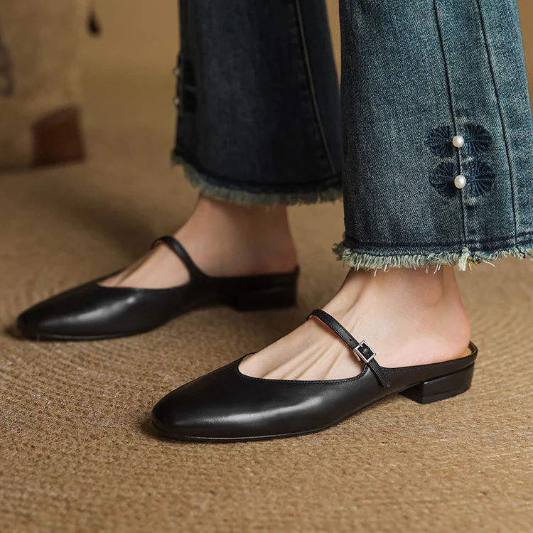 Women’s Genuine Leather Summer Mules