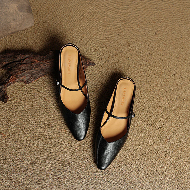 Women’s Genuine Leather Pointed Toe Shoes