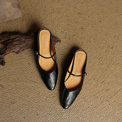 Women’s Genuine Leather Pointed Toe Shoes