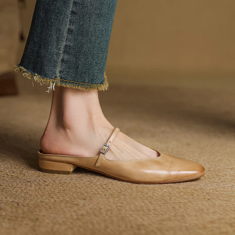 Women’s Genuine Leather Summer Mules