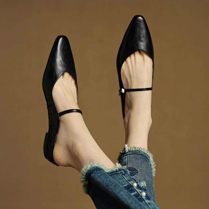Women’s Genuine Leather Pointed Toe Shoes