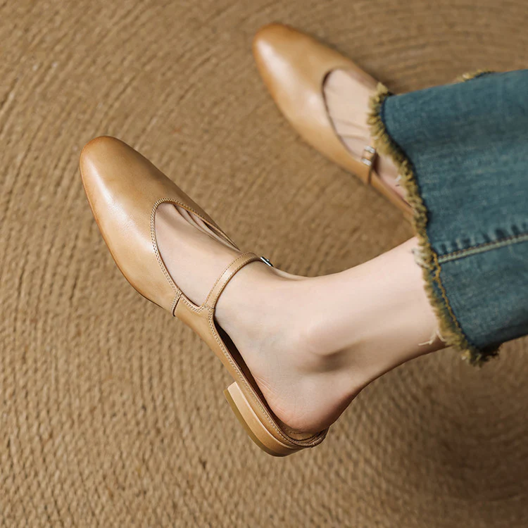Women’s Genuine Leather Summer Mules