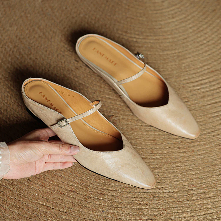 Women’s Genuine Leather Pointed Toe Shoes