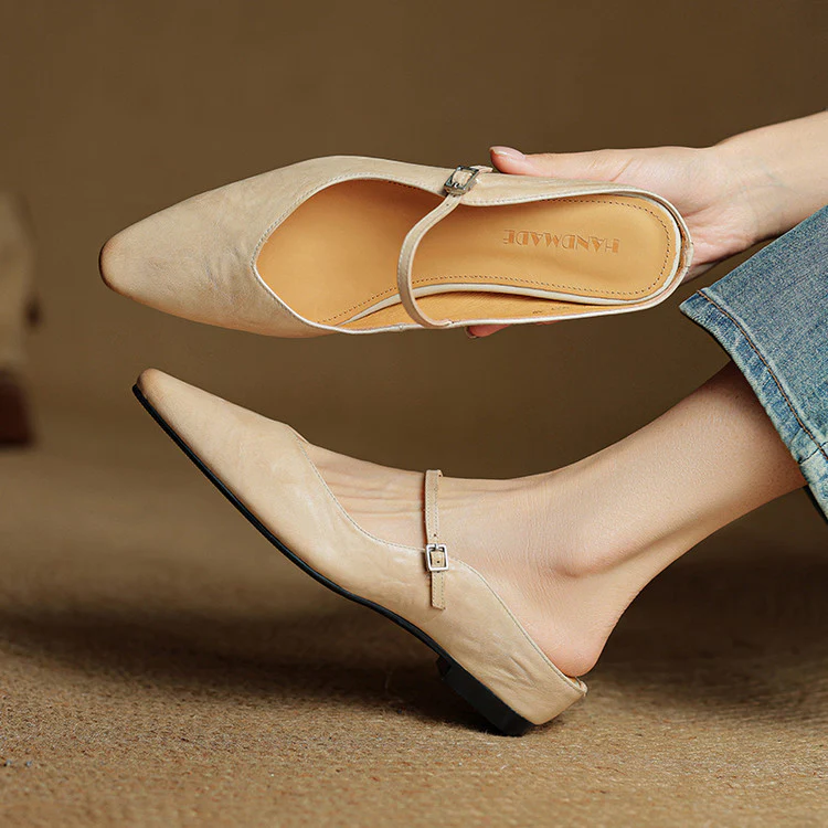 Women’s Genuine Leather Pointed Toe Shoes