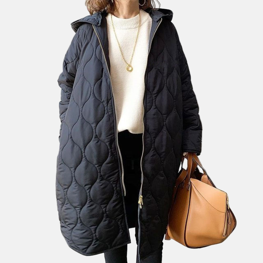 Women’s Longline Quilted Puffer Coat
