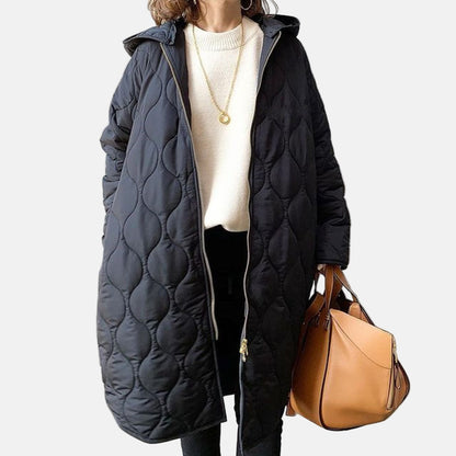Women’s Longline Quilted Puffer Coat