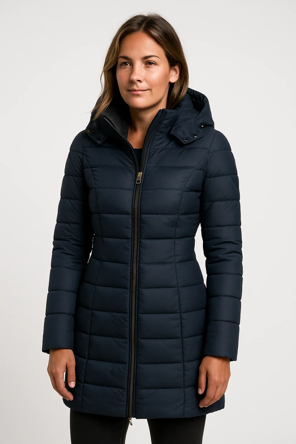 Women’s Quilted Mid-Length Puffer Coat