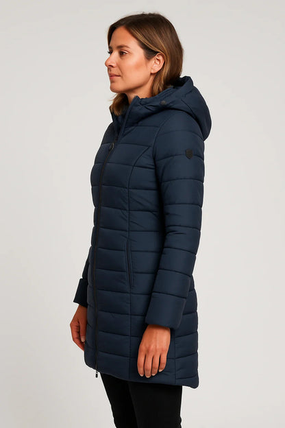 Women’s Quilted Mid-Length Puffer Coat