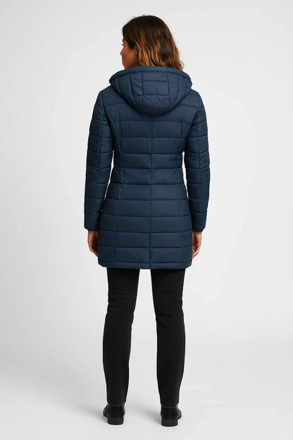 Women’s Quilted Mid-Length Puffer Coat