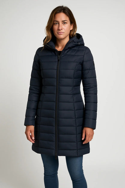 Women’s Quilted Mid-Length Puffer Coat