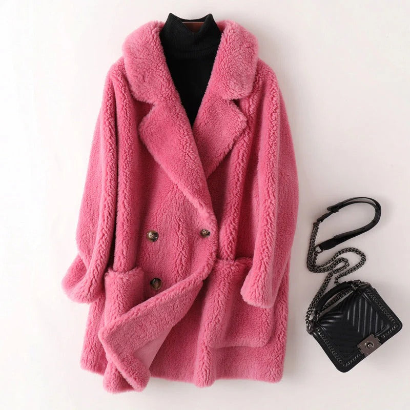 Women’s Teddy Double-Breasted Coat