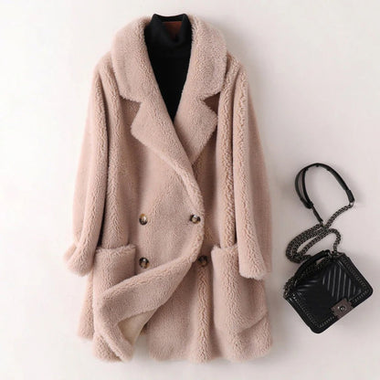 Women’s Teddy Double-Breasted Coat