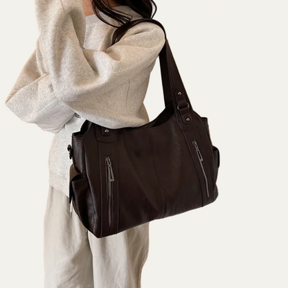 Women’s Slouchy Multi-Pocket Tote Bag