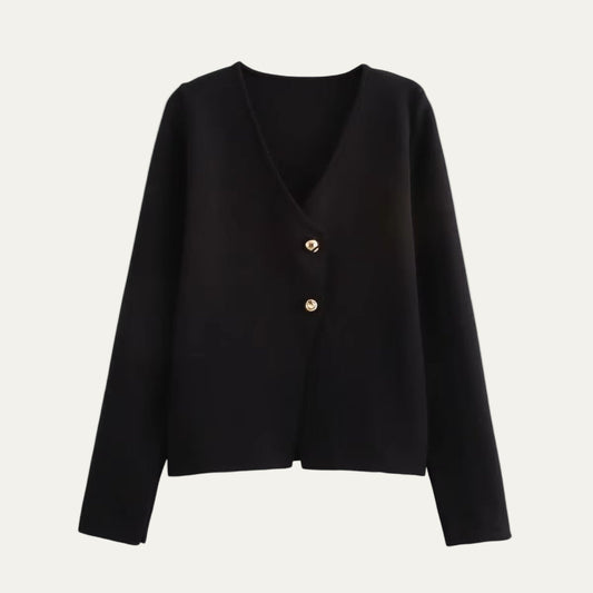Women’s Elegant Wrap Knit Top