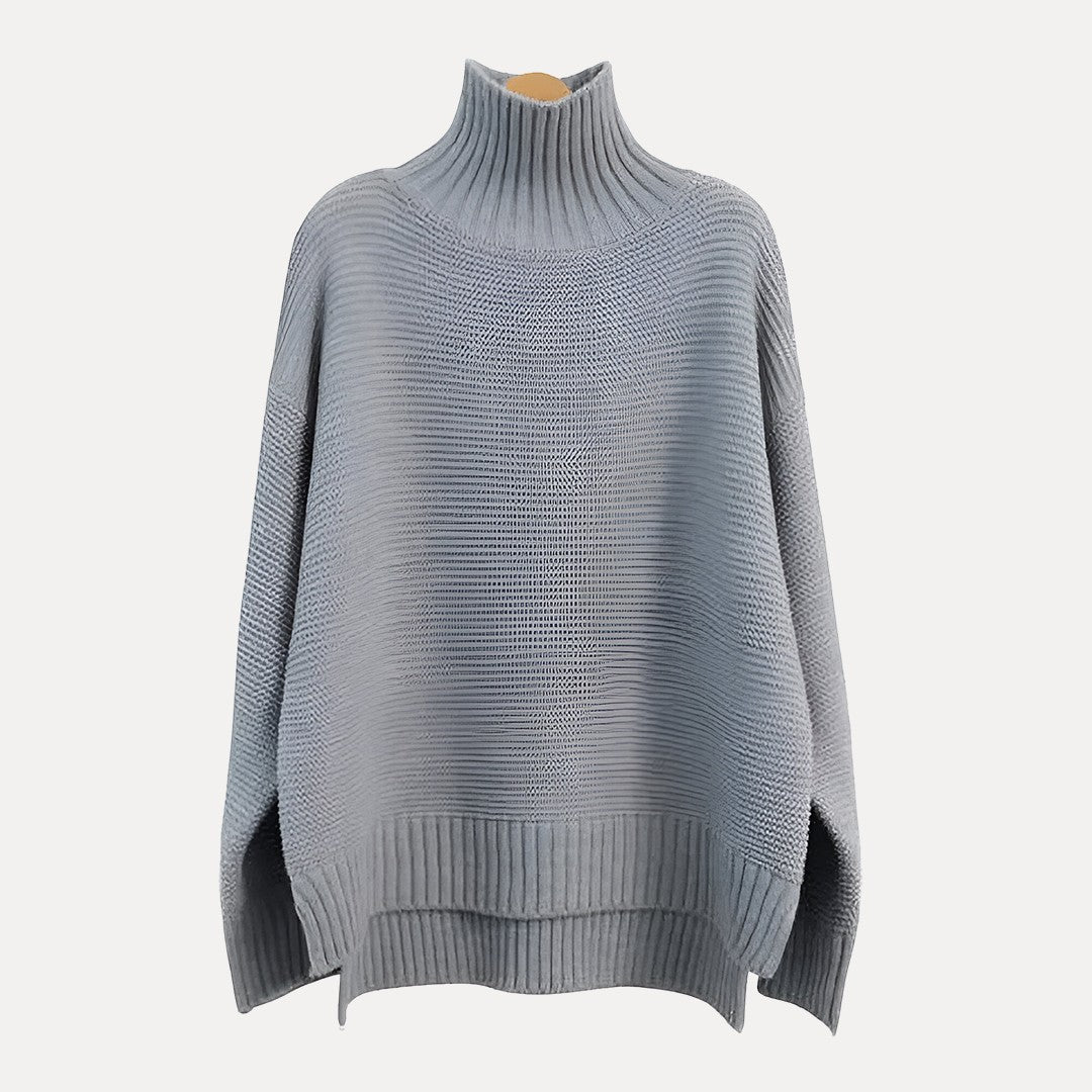 Women’s Ribbed Mock Turtleneck Sweater