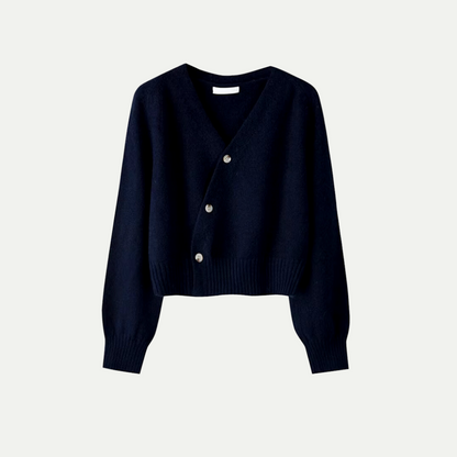 Women’s Asymmetrical Wrap Knit Cardigan