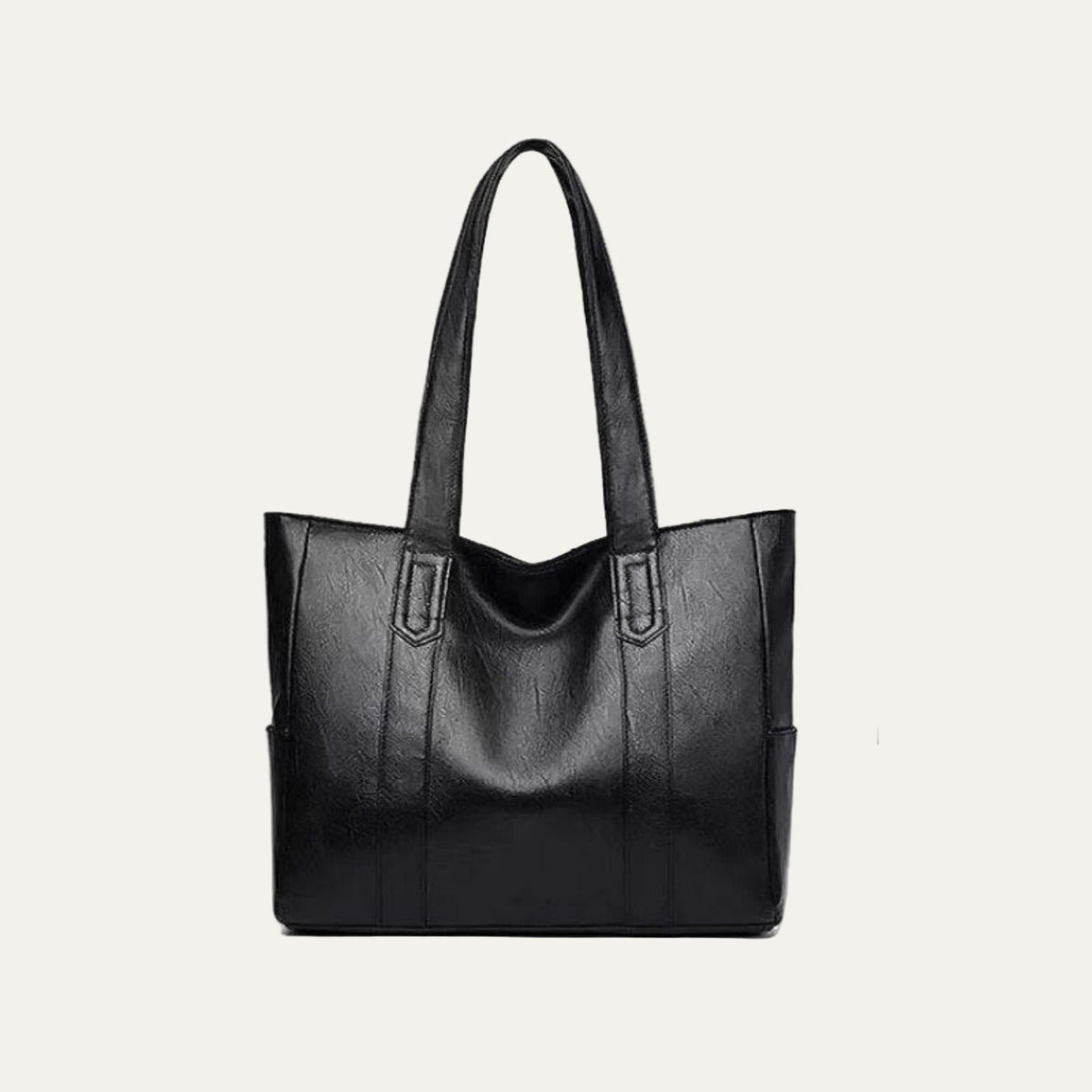 Women’s Structured Faux Leather Tote Bag