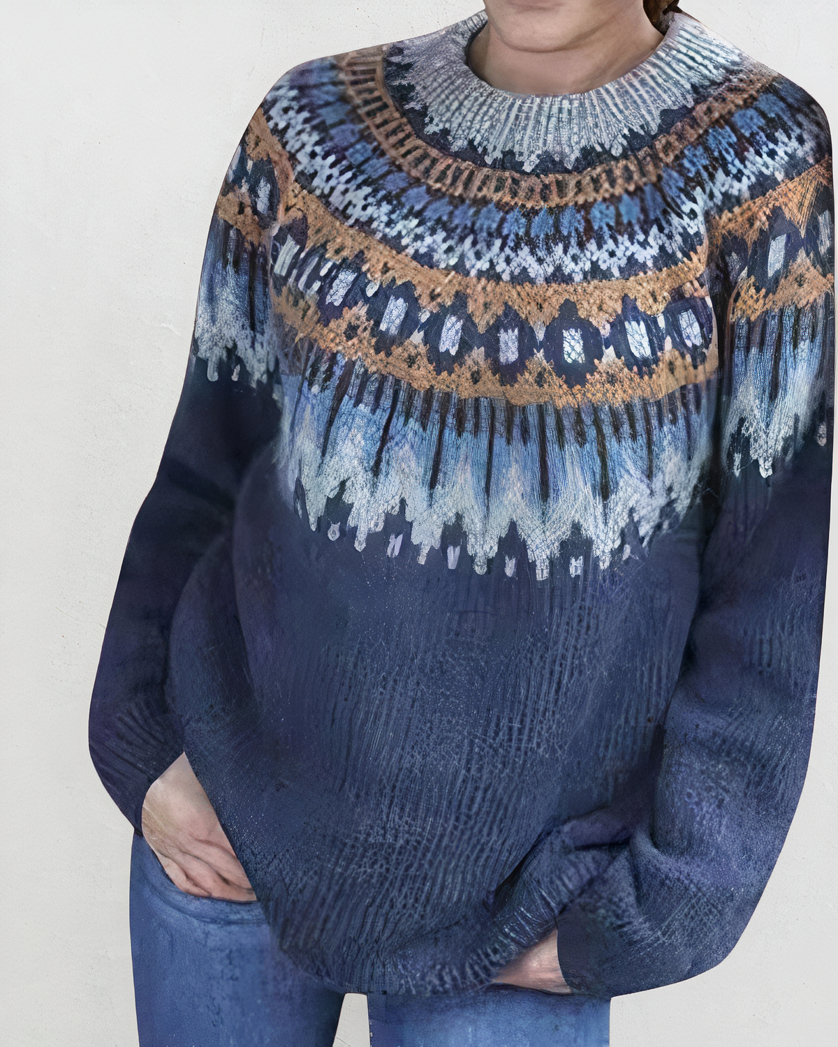 Women’s Chunky Knit Turtleneck Jumper