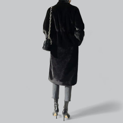 Women’s Elegant Fluffy Faux Fur Coat