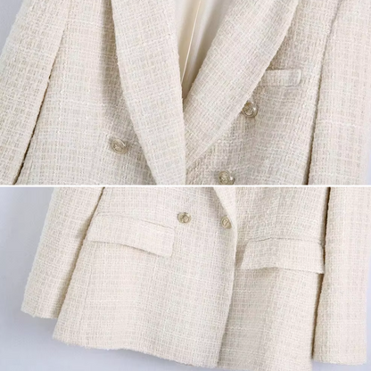 Womens Tweed Blazer