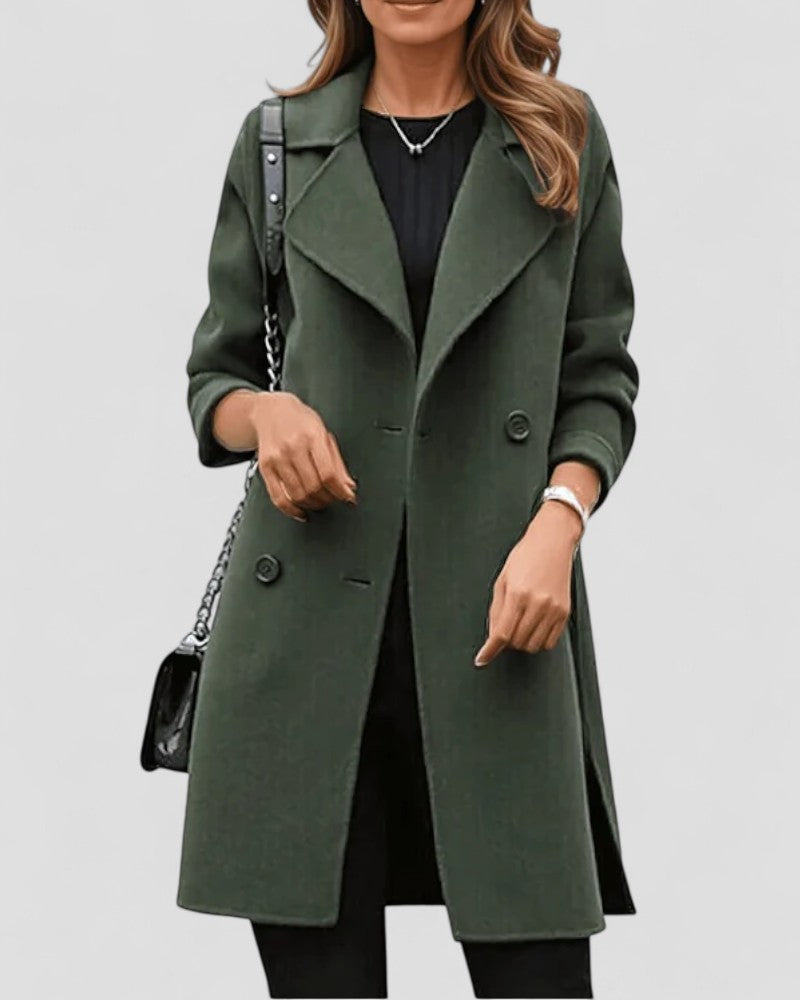 Women’s Wool Blend Longline Coat