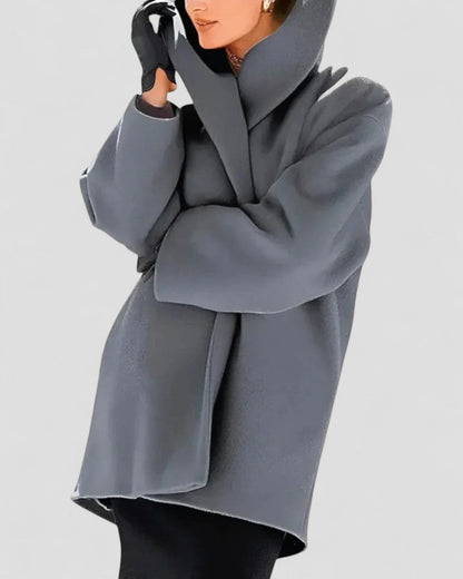 Women’s Casual Buttoned Windbreaker Coat