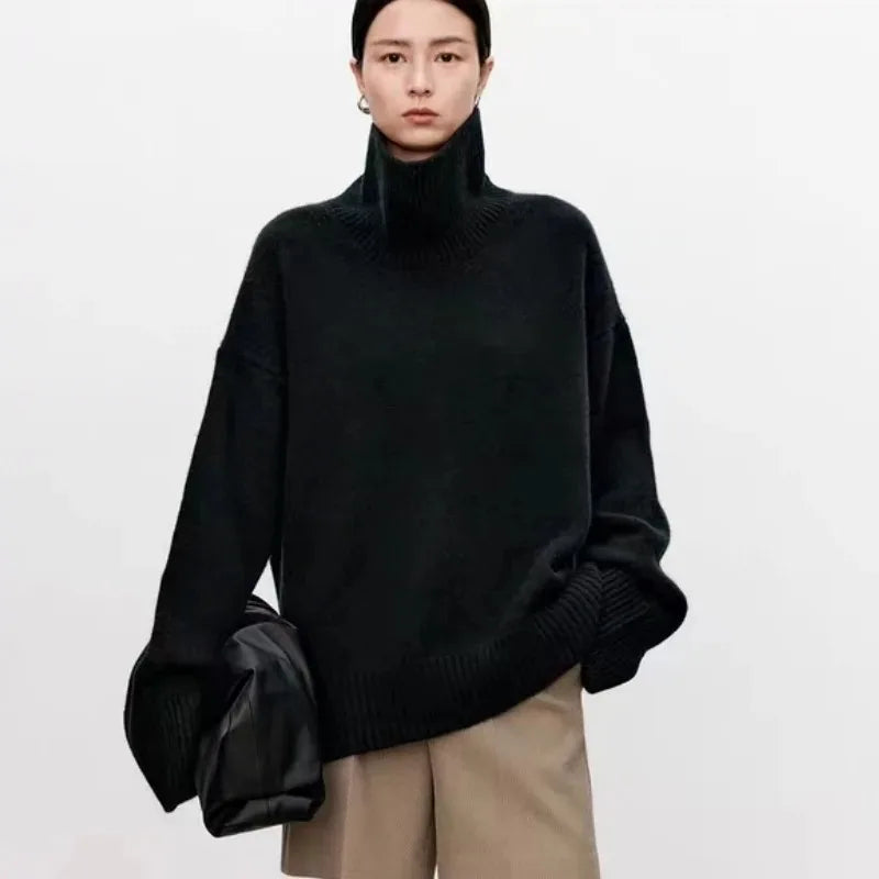 Women’s Pure Cashmere Turtleneck Sweater