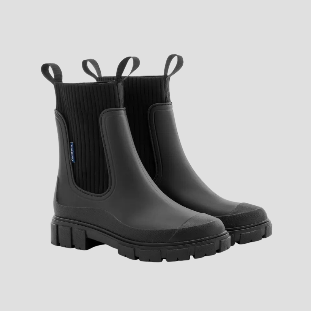 Women’s Rainproof Knit Shaft Boots