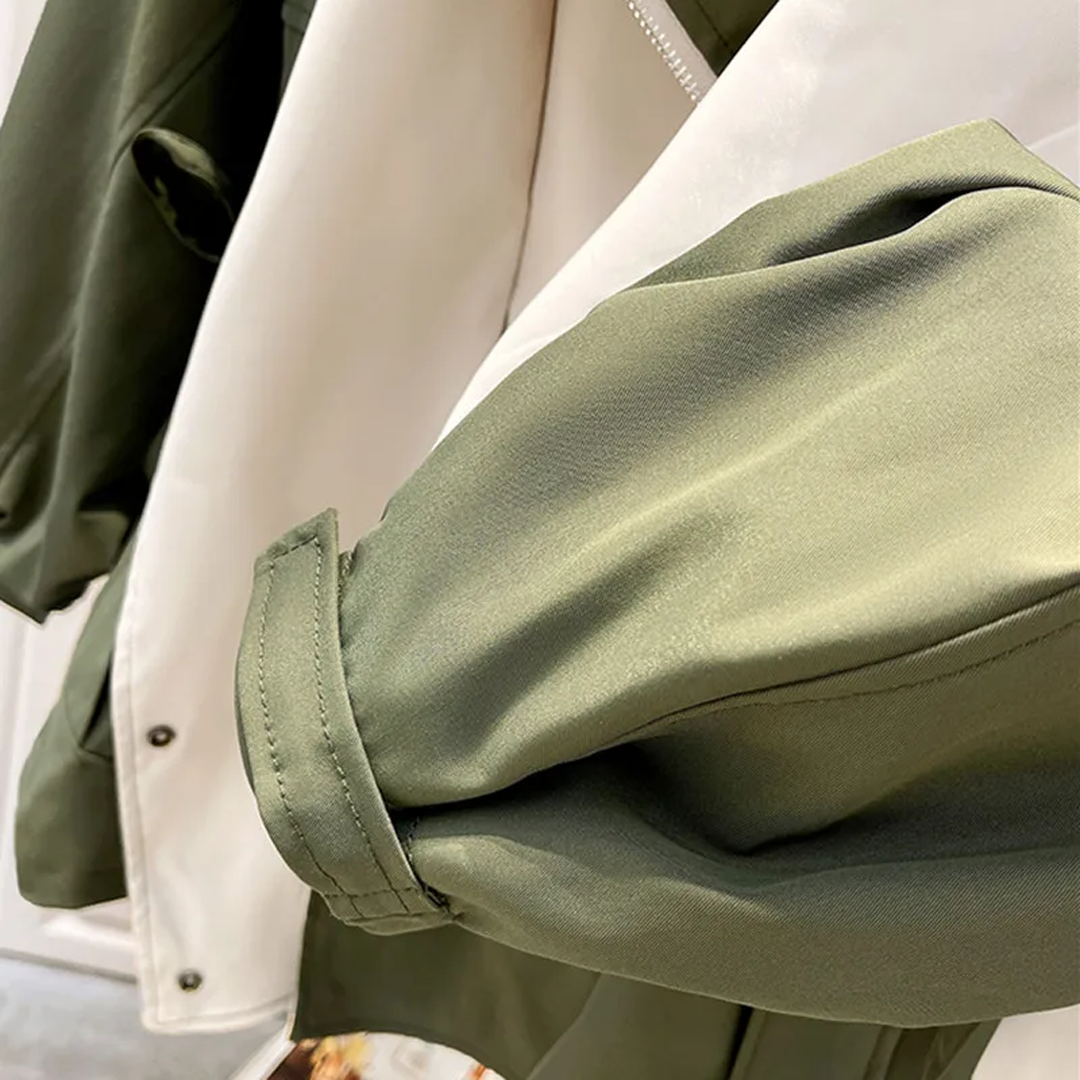 Women’s Oversized High Neck Drawstring Jacket
