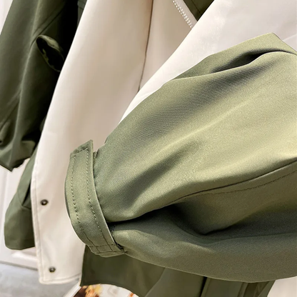 Women’s Oversized High Neck Drawstring Jacket