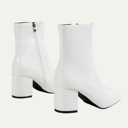 Women’s Smooth Pointed-Toe Ankle Boots