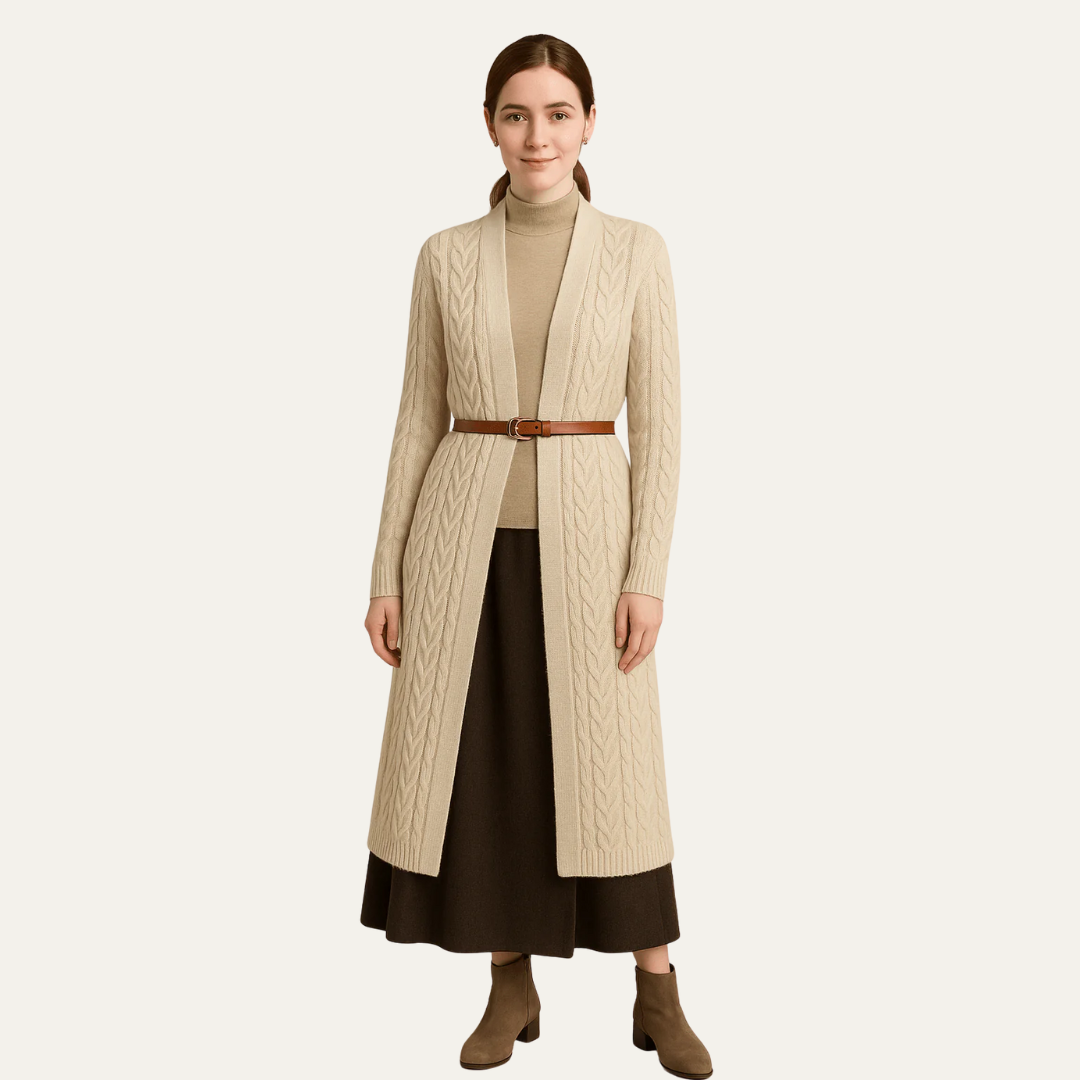 Women’s Maxi Cable Knit Cardigan